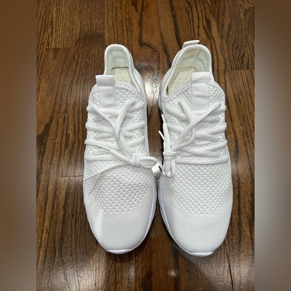 Men's Breathable Lightweight Running Shoes Outdoor Athletic Walking White New - Picture 3 of 7